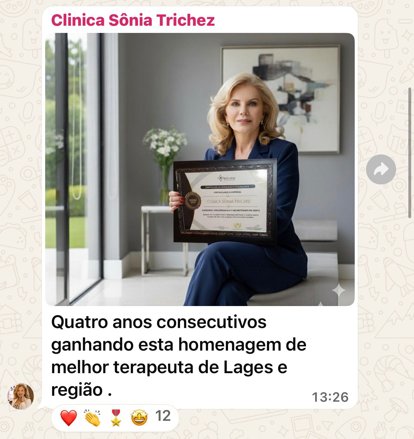 Depoimento de aluna